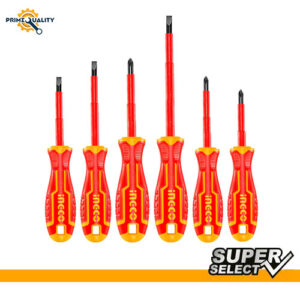 6 PCS Insulated Screwdriver Set Ingco HKISD0608